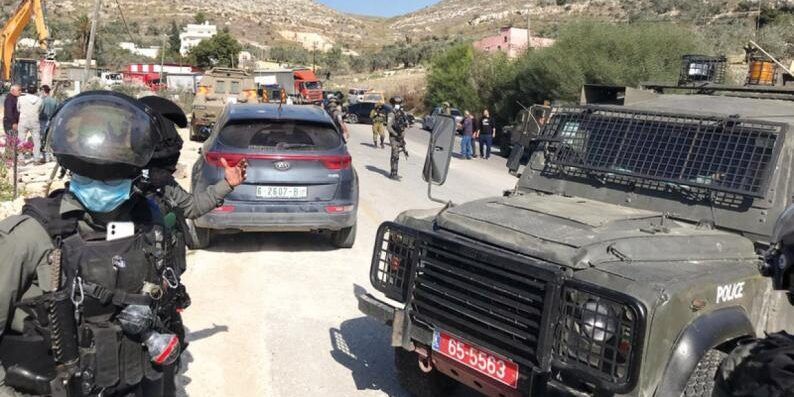 قوات الاحتلال تدمر شبكة اتصالات واستراحة شمال غرب نابلس