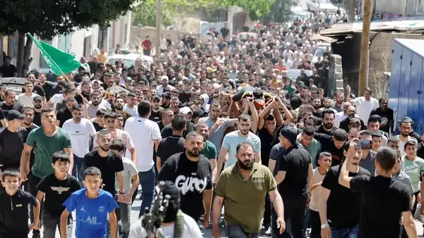 تشييع جثامين الشهداء الستة في جنين