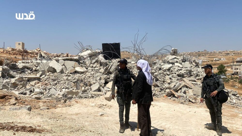 الاحتلال يهدم منزلاً في مسافر يطا