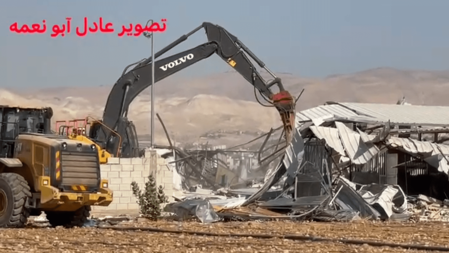 قوات الاحتلال تشرع بهدم منشأت في أريحا