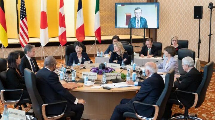 مجموعة الدول السبع تدعو إلى ضرورة التوصل لوقف العدوان في قطاع غزة