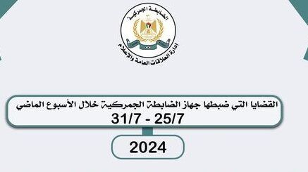الضابطة الجمركية تتعامل مع 35 قضية خلال الأسبوع الماضي