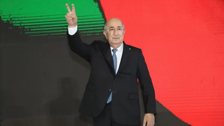 عبدالمجيد تبون يفوز بولاية ثانية في رئاسة الجزائر بأكثر من 94% من الأصوات