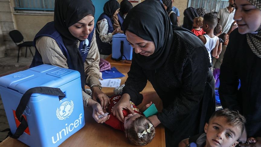 وزارة الصحة الفلسطينية: انطلاق الجولة الثانية من حملة التطعيم ضد شلل الأطفال في قطاع غزة