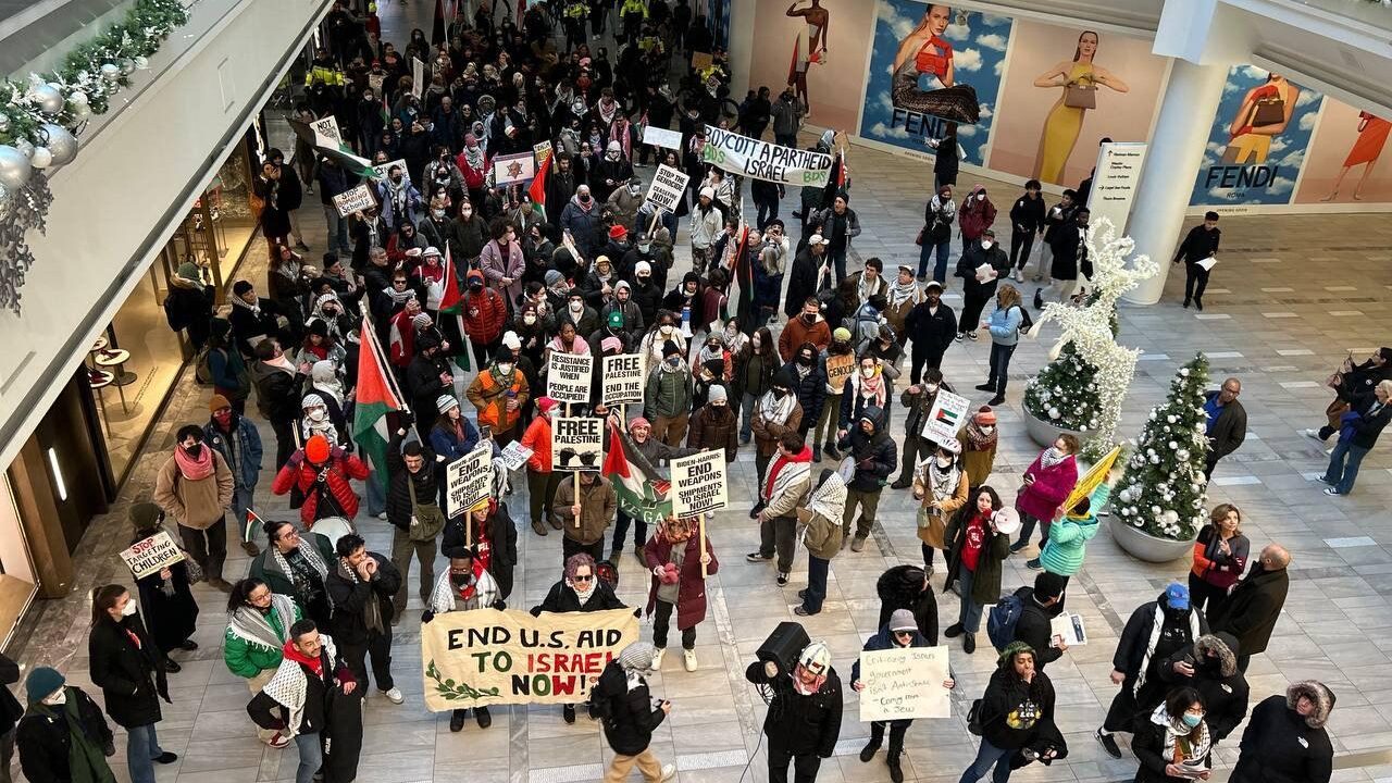 في يوم التضامن مع الشعب الفلسطيني: تظاهرات حاشدة في عدة مدن أميركية