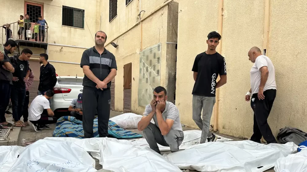 22 شهيدًا بقصف للاحتلال على النصيرات وسط قطاع غزة