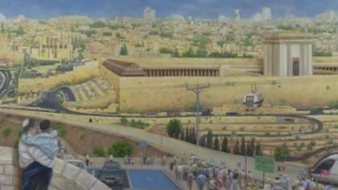 مستعمرون ينشرون صورة معدلة تُحاكي إقامة الهيكل على أنقاض المسجد الأقصى