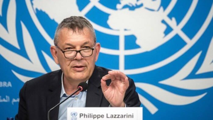 "لازاريني" يدعو إلى دعم وتمويل "الأونروا" لتتمكن من القيام بمهامها في غزة