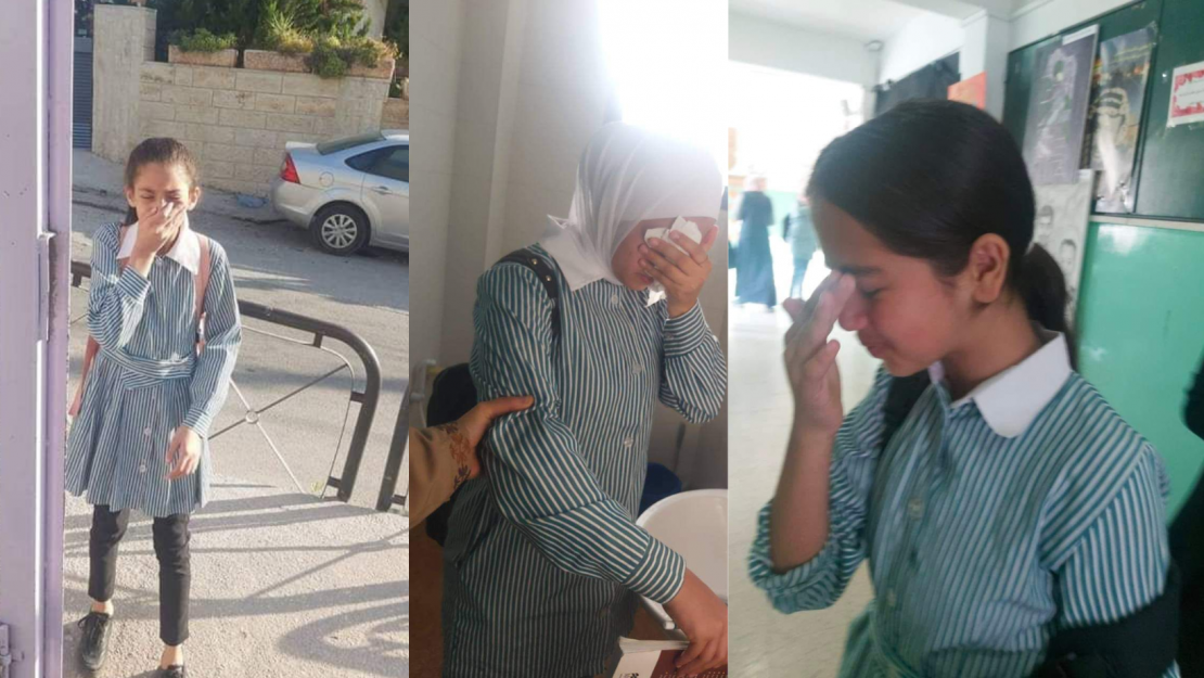 إصابات بالاختناق بين صفوف الطلبة خلال اقتحام الاحتلال بلدة الخضر جنوب بيت لحم