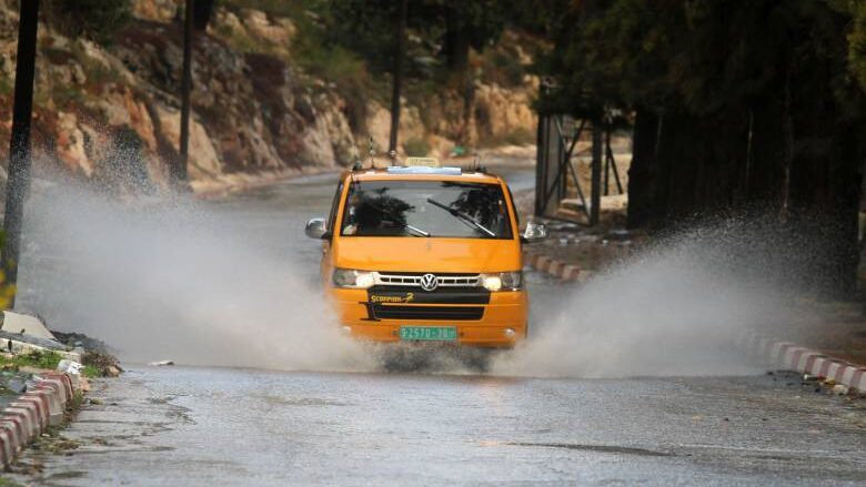بالأرقام.. أعلى مناطق الضفة الغربية هطولاً للأمطار منذ بداية الموسم