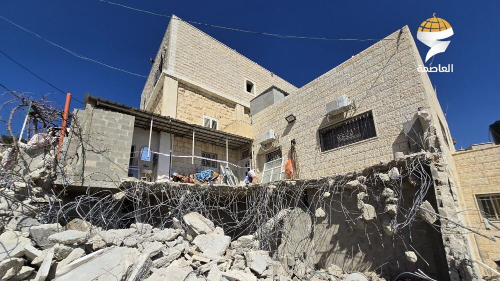 الاحتلال يهدم منزل في جبل المكبر بالقدس المحتلة