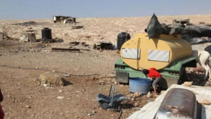 الاحتلال يهدم خزان مياه في الأغوار الشمالية