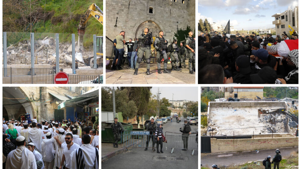 محافظة القدس: شهيد و(58) حالة اعتقال و(34) عملية هدم وتجريف خلال شهر نيسان 2025