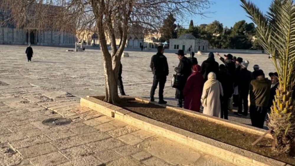 مستوطنون يقتحمون المسجد الأقصى المبارك