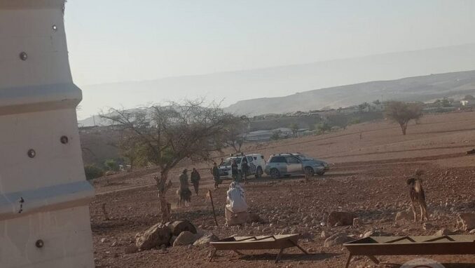 مستوطنون يجرفون أراضي في شلال العوجا شمال أريحا