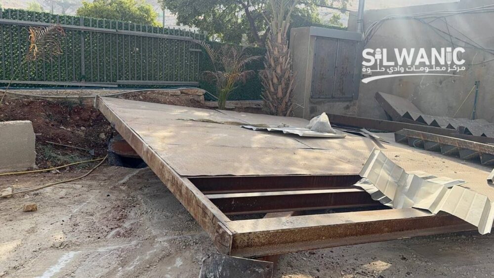 الاحتلال يهدم منشأة زراعية في سلوان رغم تحديد مهلة لهدمها ذاتيًا