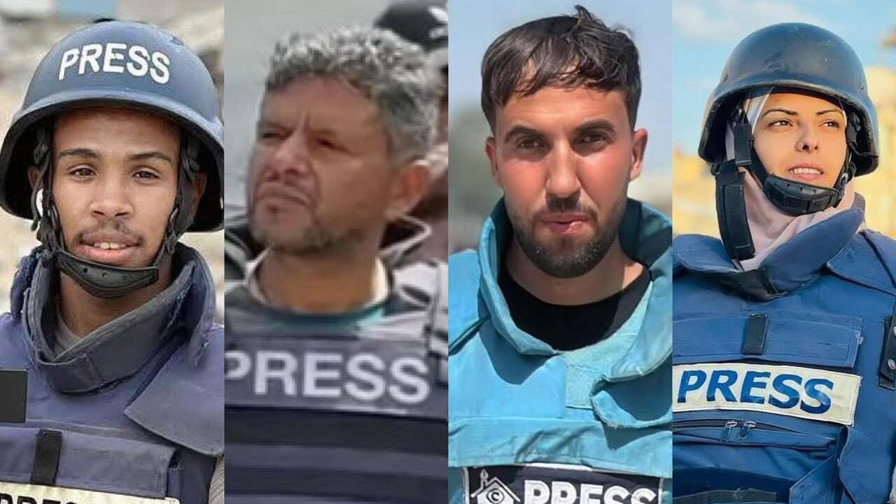 بعد مجزرة مجمع ناصر الطبي.. ارتفاع عدد الشهداء الصحفيين إلى 244 شهيداً