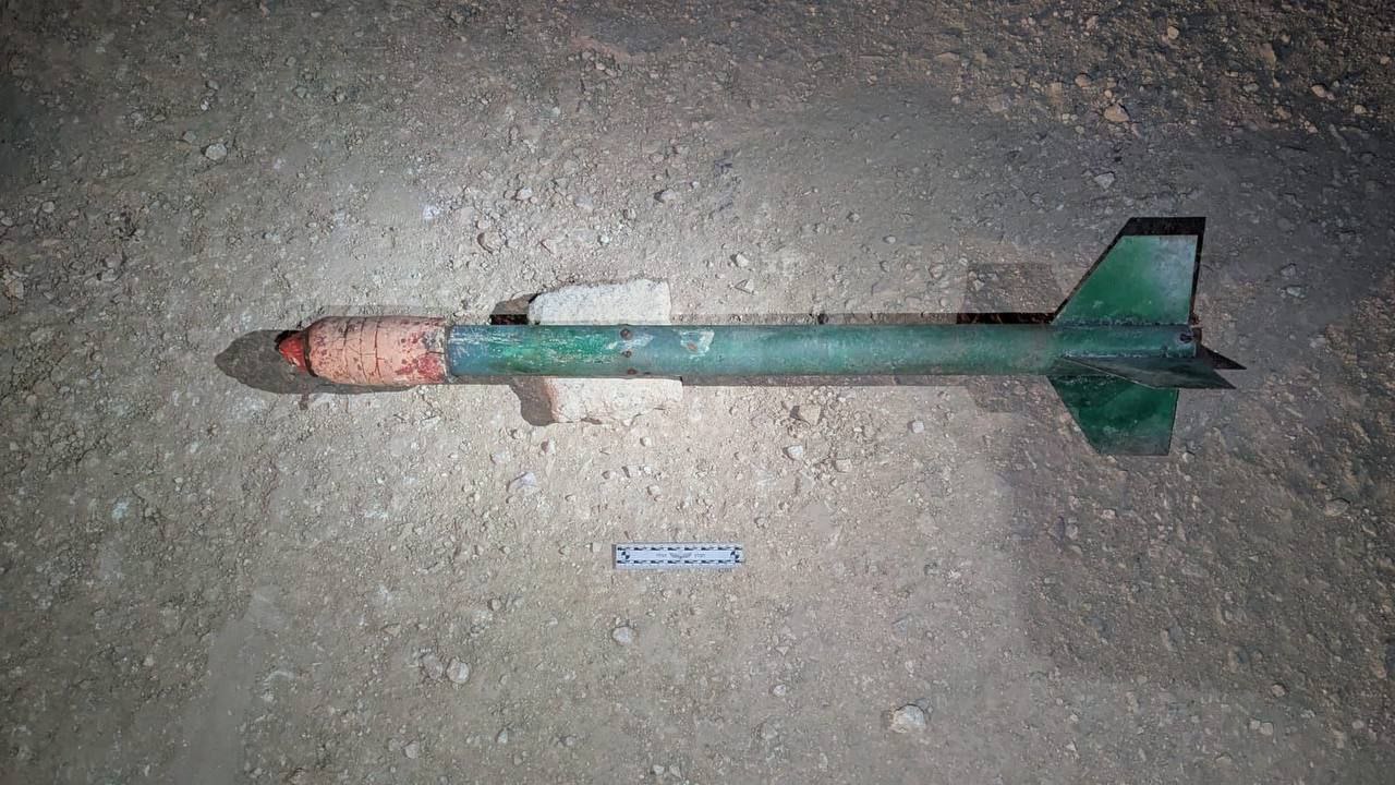 الاحتلال الاسرائيلي يعلن العثور على صاروخ محلي الصنع في طولكرم