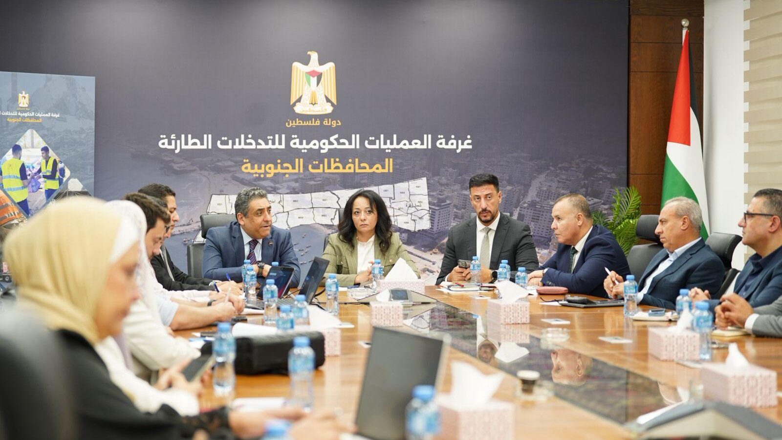 غرفة العمليات الحكومية للتدخلات الطارئة في المحافظات الجنوبية