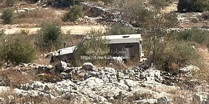 إصابتان إحداها خطيرة في اعتداء المستوطنين على قاطفي الزيتون شرق قلقيلية