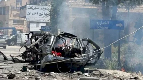 استشهاد مواطن لبناني بقصف مسيرة للاحتلال دراجة نارية جنوب لبنان