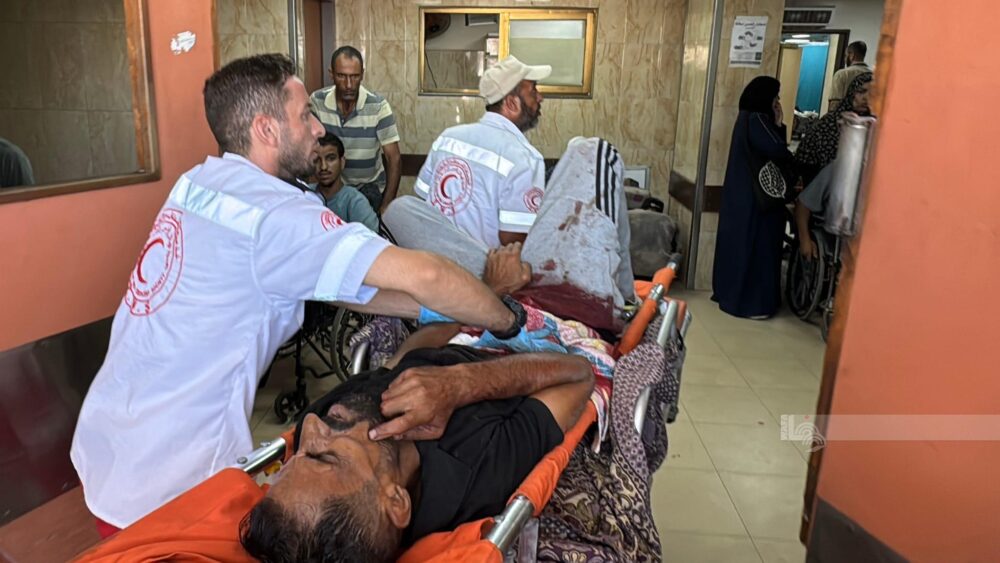 إصابة عدد من المواطنين برصاص الاحتلال غرب مدينة غزة