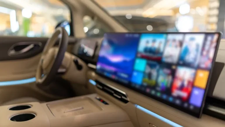 كيف تؤثر الشاشات الحديثة على تركيز السائق أثناء القيادة؟