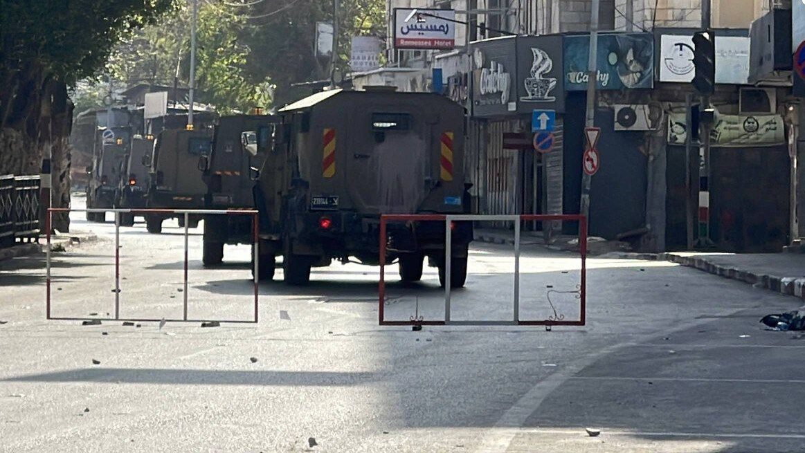 إصابة شاب بالرصاص الحي خلال عدوان الاحتلال على نابلس