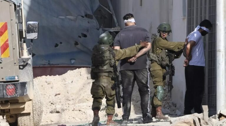 الاحتلال يعتقل شقيقين من بورين ومستعمرون يسرقون عربة في المسعودية