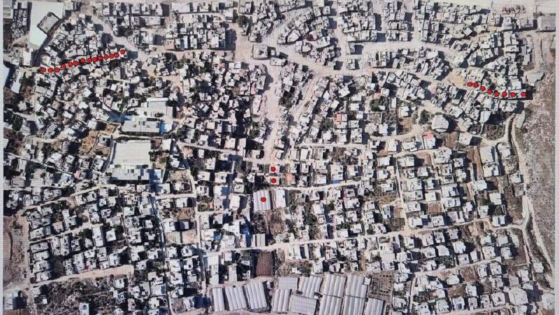 الاحتلال يصدر قراراً بهدم 25 مبنى في مخيم نور شمس