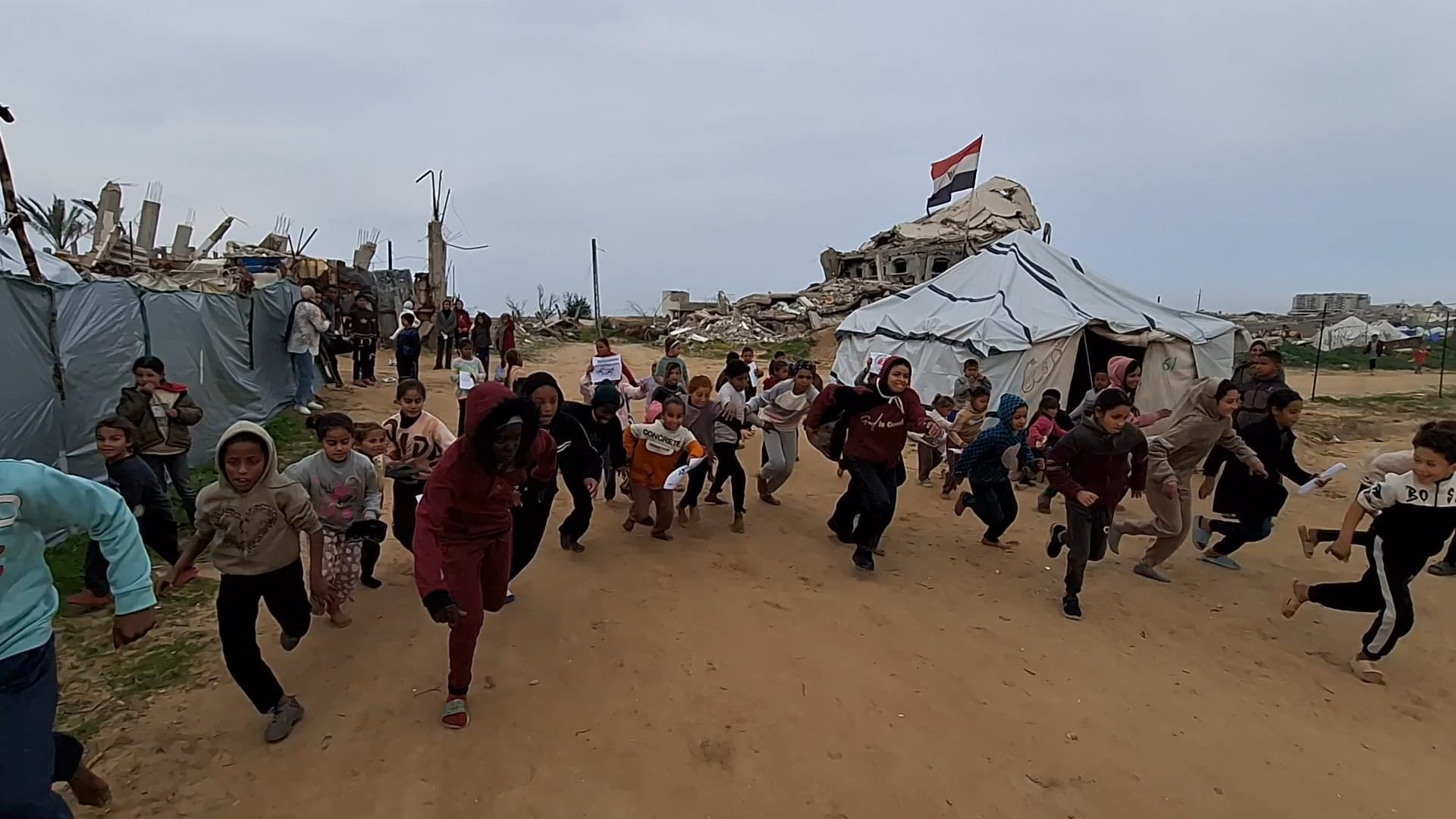 اتحاد ألعاب القوى ينظم سباقاً للأشبال والزهرات في المحافظة الوسطى بقطاع غزة