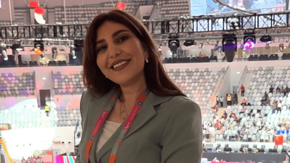 أول حكم فلسطيني: ندى الأطرش تحصل على الشارة الدولية بالجمباز