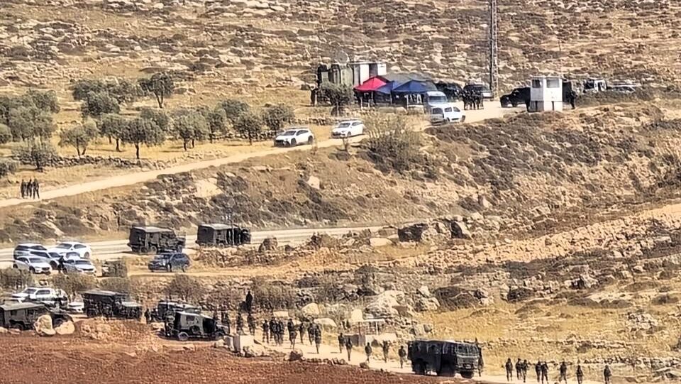 تجمع شلال العوجا الواقع شمال مدينة أريحا