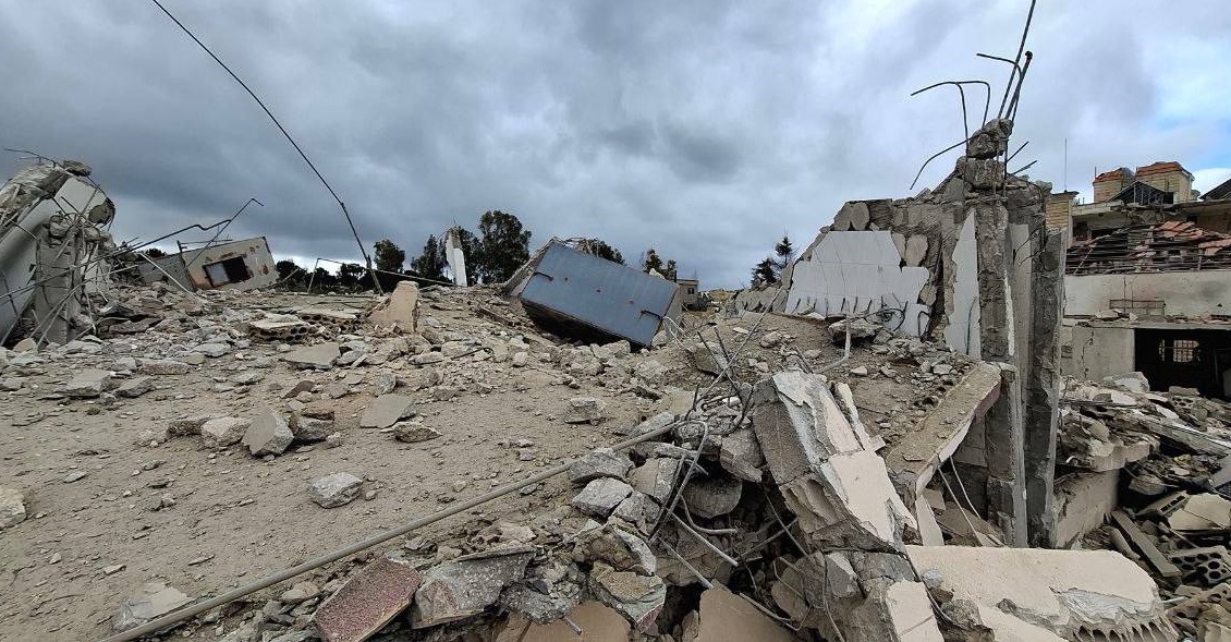 قصف ونسف منزل خلال توغل جيش الاحتلال في جنوب لبنان