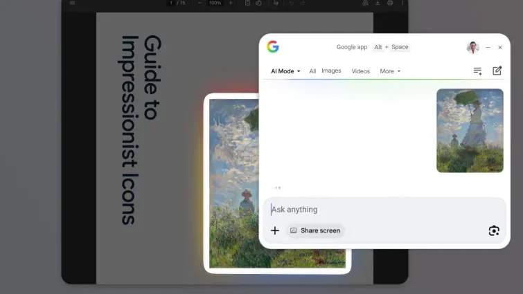تطبيق جديد لغوغل يدمج "جميناي" في نظام ويندوز