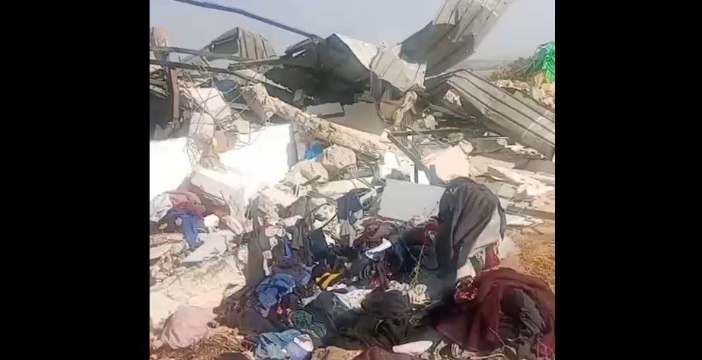 الاحتلال يهدم عزبة في رنتيس غرب رام الله
