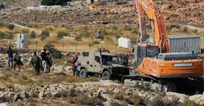 هدم منشآت سكنية وحظائر في الأغوار الشمالية