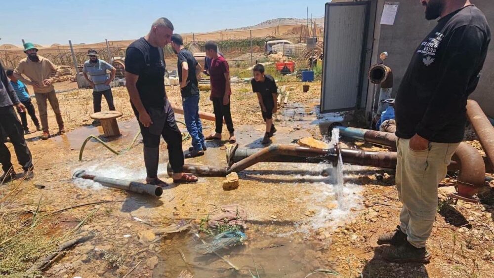 الاحتلال يهدم منشأة بئر مياه في منطقة عاطوف والرأس الأحمر شرق طوباس