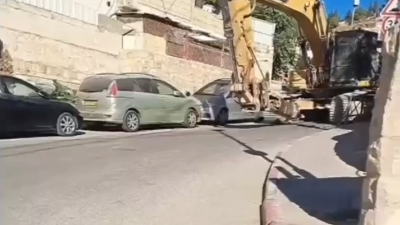 الاحتلال يقتحم منزلاً في سلوان تمهيداً لهدمه