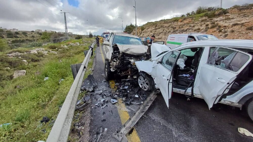 88 ألف حادث طرق في الضفة خلال 6 سنوات.. و64 ألف مصاب