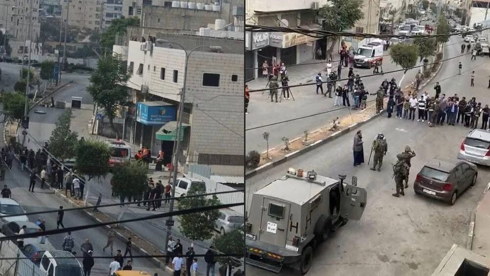 الاحتلال يقمع وقفة منددة بالحصار على منطقة الجلدة بمدينة الخليل ويقتحم المستشفى الأهلي